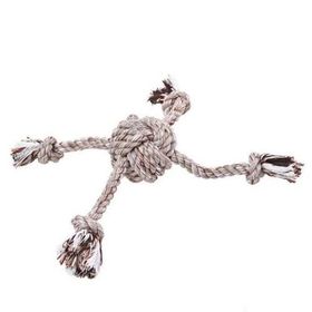 Pet'ing 8x32 cm Halat İpli Kahverengi Köpek Oyuncağı