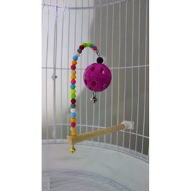 Petistera Zilli Toplu Ahşap 13 cm Kuş Tüneği