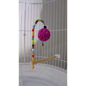 Petistera Zilli Toplu Ahşap 13 cm Kuş Tüneği