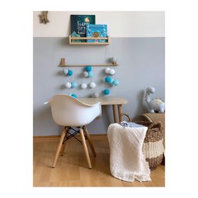 Petite Sky Blue Işıklı Top Aydınlatma