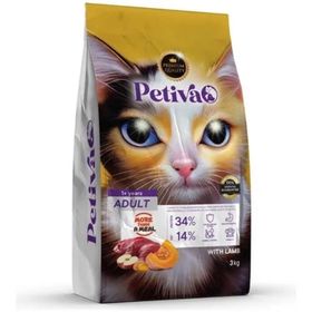 Petiva 1.5 kg Kuzu Etli Yetişkin Kuru Kedi Maması