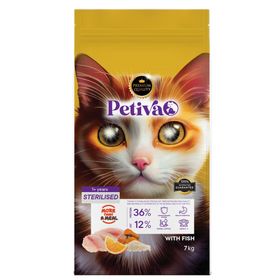 Petiva Kısırlaştırılmış Yetişkin Balık Etli 7 kg Kuru Kedi Mama