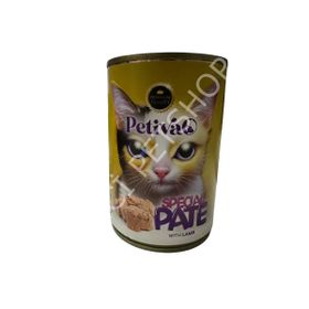 Petiva Kuzu Etli Kıyılmış Pate Special 400 gr Kedi Konservesi