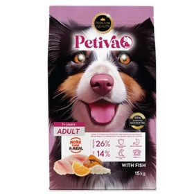 Petiva Yetişkin Köpekler İçin Balık Etli 15 kg Kuru Köpek Maması