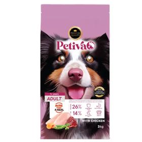 Petiva Yetişkin Köpekler İçin Tavuk Etli 3 kg Kuru Köpek Maması