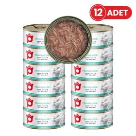 Petlebi Sos İçinde Fileto Taze Ton Balıklı 12x70 gr Kedi Konservesi