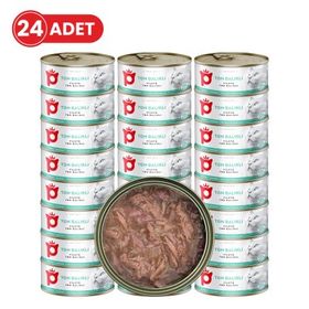 Petlebi Sos İçinde Fileto Taze Ton Balıklı 24x70 gr Kedi Konservesi