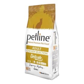 Petline 12 kg Süper Premium Delicate Tavuklu Yetişkin Kedi Maması