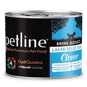 Petline 200 gr Natural Puppy Small&Mini Breed Adult Kuzu Etli Jelly Yetişkin Köpek Konservesi