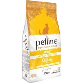 Petline Delicate Tavuk Etli 10 kg Yetişkin Kedi Maması