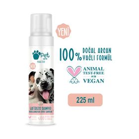 Petlove 225 ml Çilek Durulanmayan Köpük Şampuan