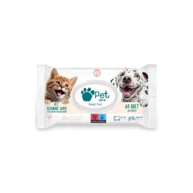 Petlove 60 Adet Evcil Hayvan Temizleme Mendili