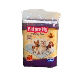 Petpretty Lavantalı 60x90 10'lu Tuvalet Eğitim Çiş Pedi
