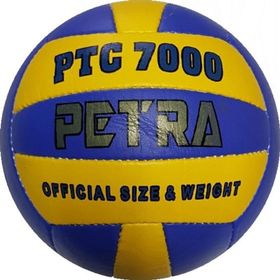 Petra PTC7000 Sarı Mavi El Dikişli Voleybol Topu