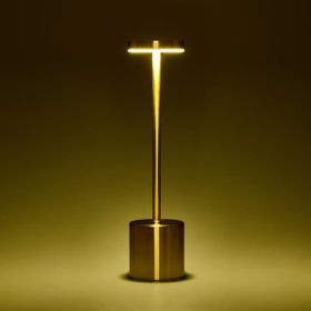 Petrix 31 cm Gold Dekoratif Şarjlı Dokunmatik Masa Lambası