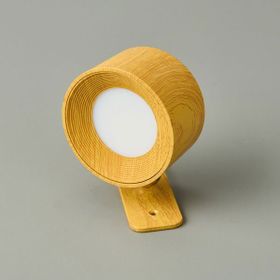 Petrix 9x6x11 cm Kahverengi Şarjlı Taşınabilir Led Duvar Aplik