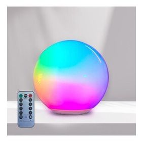 Petrix Kumandalı Küre RGB Beyaz Gece Lambası