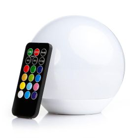 Petrix Kumandalı Küre RGB Beyaz Gece Lambası