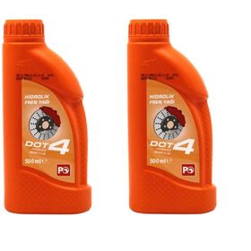Petrol Ofisi Dot 4 500 ml 2'li Hidrolik Fren Yağı