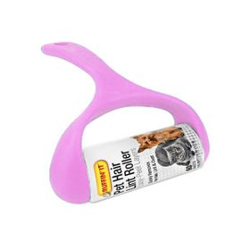 Pets Buffin Pet Geniş Yüzeyli 60 Yaprak Pembe Saplı Tüy Toplama Rulosu