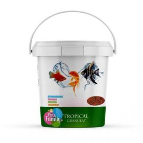 Pets Familiy 10 l 3 kg Tropical Granulat Balık Yemi