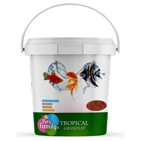 Pets Familiy 10 l 3 kg Tropical Granulat Balık Yemi