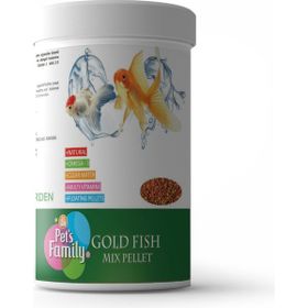 Pets Familiy Gold Fish Pellet 100 ml 45 gr Balık Yemi