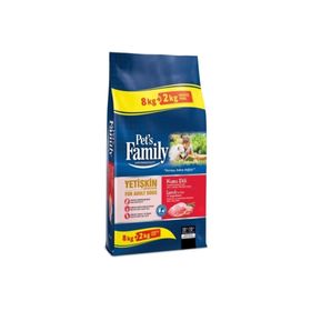 Pet's Family 10 kg Premium Kuzu Etli Yetişkin Köpek Maması