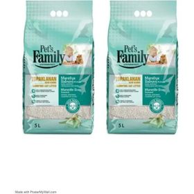 Pet's Family 5 lt x 2 Marsilya Sabun Kokulu Kedi Kumu