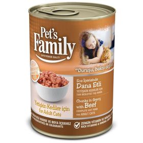Pet's Family Dana Etli 400 gr Kedi Konservesi
