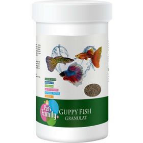 Pets Family Guppy Fish Granulat 250 ml 110 gr Balık Yemi