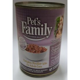 Pet's Family Konserve Yetişkin Ciğerli 400 gr Kedi Maması