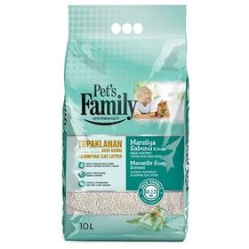 Pet's Family Marsilya Sabunu 10 lt İnce Bentonit Kedi Kumu