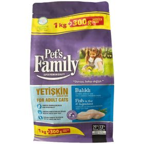 Pet's Family Premium Balıklı Yetişkinler İçin 1300 gr Kedi Maması