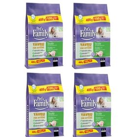Pets Family Tavuklu Yavru Özel 4x500 gr Kedi Maması