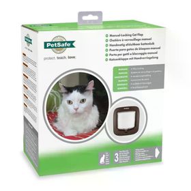 PetSafe Manuel 4 Yönlü Siyah Kilitli Kedi Kapısı
