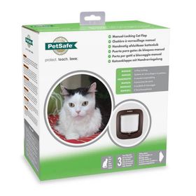 PetSafe Manuel 4 Yönlü Siyah Kilitli Kedi Kapısı