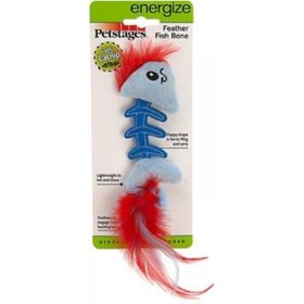 Petstages Feather Fish Bone Catnipli Kedi Oyuncağı