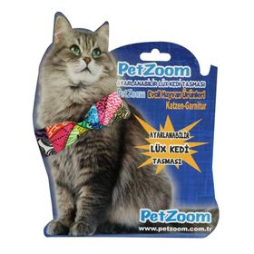 Petzoom Renkli Evcil Hayvan Kedi Köpek Papyon Tasması