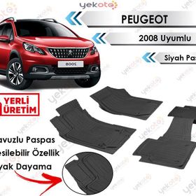 Peugeot 2008 Siyah Havuzlu Paspas