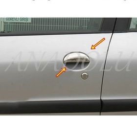 Peugeot 206 1998 Üzeri Paslanmaz Çelik 4 Kapı Krom Kapı Kolu