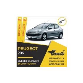 Peugeot 206 2000-2014 Silecek Takımı