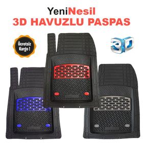 Peugeot 206 3D Havuzlu Paspas