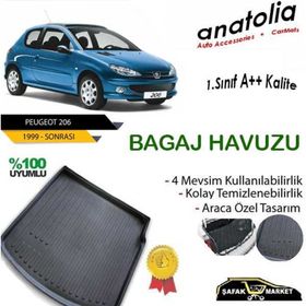 Peugeot 206 Hb 1999 Sonrası Bagaj Havuzu