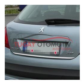 Peugeot 207 2006 Üzeri Paslanmaz Çelik Krom Bagaj Çıtası