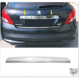 Peugeot 207 2006 Üzeri Paslanmaz Çelik Krom Bagaj Çıtası