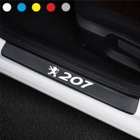Peugeot 207 4 Adet Karbon Kapı Eşiği Sticker