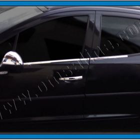 Peugeot 207 4 Parça Krom Cam Çıtası