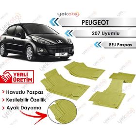 Peugeot 207 Bej Havuzlu Paspas