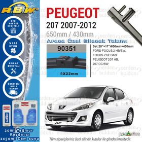 Peugeot 207 RBW 2007-2012 Muz Silecek Takımı